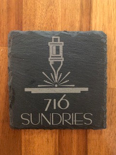 Slate Coasters with Business Logo